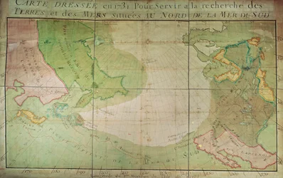 Map of New Discoveries in the North of the South Sea, East of Siberia and West of New France, 1731